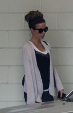KATE BECKINSALE Leaves a Gym in Los Angeles 05/02/2019
