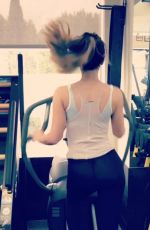 KATE BECKINSALE Workout at a Gym - Instagram Pictures and Video 05/28/2019