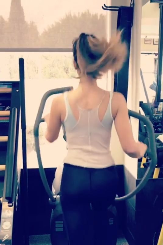 KATE BECKINSALE Workout at a Gym – Instagram Pictures and Video 05/28/2019