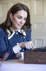 KATE MIDDLETON at An Exhibition Marking 75th Anniversary of D-Day at Bletchley Park 05/14/2019