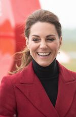 KATE MIDDLETON at Caernarfon Coastguard Search and Rescue Helicopter Base in Caernarfon 05/08/2019