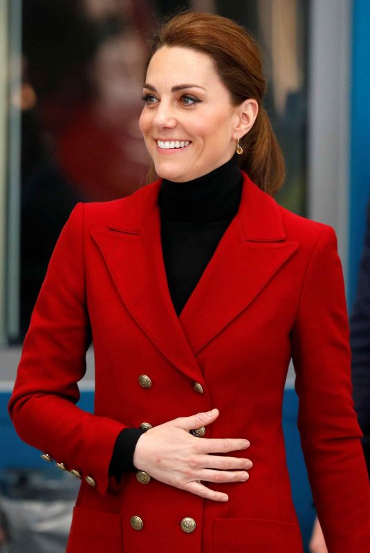 KATE MIDDLETON at Caernarfon Coastguard Search and Rescue Helicopter Base in Caernarfon 05/08/2019