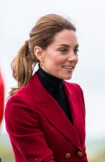 KATE MIDDLETON at Caernarfon Coastguard Search and Rescue Helicopter Base in Caernarfon 05/08/2019