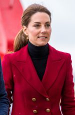 KATE MIDDLETON at Caernarfon Coastguard Search and Rescue Helicopter Base in Caernarfon 05/08/2019