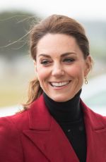 KATE MIDDLETON at Caernarfon Coastguard Search and Rescue Helicopter Base in Caernarfon 05/08/2019