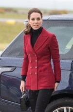 KATE MIDDLETON at Caernarfon Coastguard Search and Rescue Helicopter Base in Caernarfon 05/08/2019