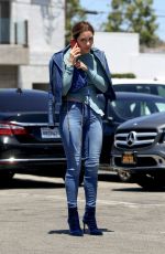 KATHARINE MCPHEE in Tight Denim Out for Lunch in West Hollywood 05/17/2019