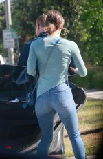 KATHARINE MCPHEE in Tight Denim Out for Lunch in West Hollywood 05/17/2019