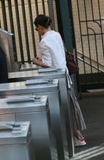 KATIE HOLMES at at City Train Station in New York 05/18/2019
