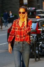 KATIE HOLMES Out and About in New York 05/17/2019