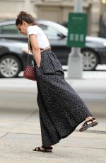 KATIE HOLMES Out and About in New York 05/29/2019