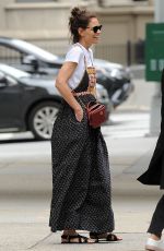KATIE HOLMES Out and About in New York 05/29/2019