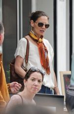 KATIE HOLMES Out for Lunch with Her Mom in New York 05/20/2019