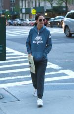 KATIE HOLMES Out in New York 05/07/2019