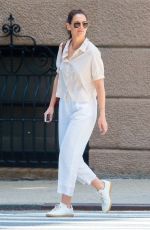 KATIE HOLMES Out in New York 05/15/2019