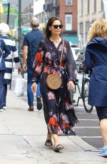 KATIE HOLMES Out in New York 05/28/2019