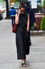 KATIE HOLMES Out in New York 05/30/2019