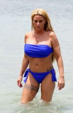 KATIE PRICE in Bikini at a Beach in Turkey 04/25/2019
