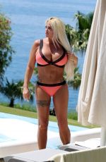 KATIE PRICE in Bikini at a Pool in Turkey 05/16/2019