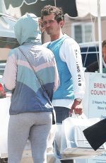 KATY PERRY Shopping at Brentwood Country Mart in Santa Monica 05/17/2019