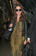 KEIRA KNIGHTLEY at Heathrow Airport in London 05/03/2019