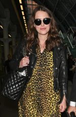 KEIRA KNIGHTLEY at Heathrow Airport in London 05/03/2019