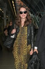 KEIRA KNIGHTLEY at St. Pancras Station in London 05/03/2019