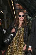 KEIRA KNIGHTLEY at St. Pancras Station in London 05/03/2019