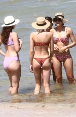 KELEIGH PERRY and NICOLE COGAN in Bikinis a a Beach in Miami 05/04/2019