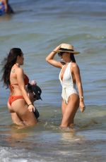 KELEIGH PERRY and NICOLE COGAN in Bikinis a a Beach in Miami 05/04/2019