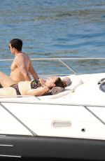 KELLY BROOK in Bikini at a Yacht in Mallorca 05/23/2019