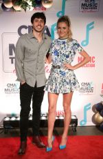 KELSEA BALLERINI and Morgan Evans at 4th Annual CMA Foundation Teachers of America Awards in Nashville 04/30/2019