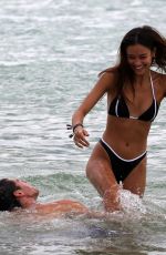 KELSEY MERRITT in Bikini at a Beach in Miami 05/14/2019