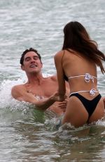 KELSEY MERRITT in Bikini at a Beach in Miami 05/14/2019