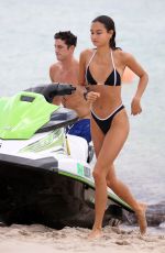 KELSEY MERRITT in Bikini at a Beach in Miami 05/14/2019