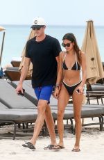 KELSEY MERRITT in Bikini on the Beach in Miami 05/15/2019