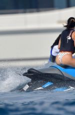 KENDALL JENNER in Bikini at a Boat in Monaco 05/25/2019