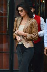 KENDALL JENNER Leaves Bowery Hotel in New York 05/09/2019