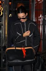 KENDALL JENNER Leaves Bowery Hotel in New York 05/13/2019