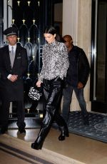 KENDALL JENNER Leaves George V Hotel in Paris 05/14/2019