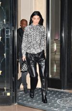 KENDALL JENNER Leaves George V Hotel in Paris 05/14/2019