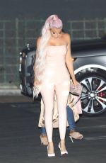 KHLOE KARDASHIAN in Tight Latex Night Out in West Hollywood 05/21/2019