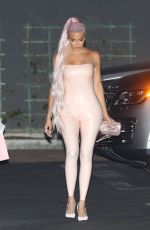 KHLOE KARDASHIAN in Tight Latex Night Out in West Hollywood 05/21/2019
