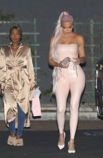 KHLOE KARDASHIAN in Tight Latex Night Out in West Hollywood 05/21/2019