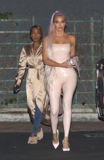 KHLOE KARDASHIAN in Tight Latex Night Out in West Hollywood 05/21/2019