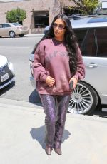 KIM KARDASHIAN and Jonathan Cheban Leaves Menchie