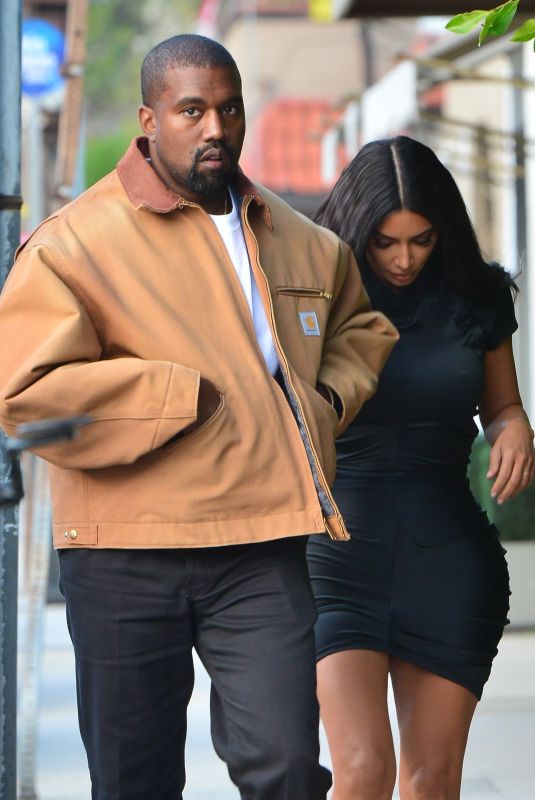 KIM KARDASHIAN and Kanye West at Giorgio Baldi in Santa Monica 05/23/2019