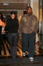 KIM KARDASHIAN and Kanye West Leaves Their Hotel in New York 05/07/2019