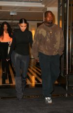 KIM KARDASHIAN and Kanye West Leaves Their Hotel in New York 05/07/2019