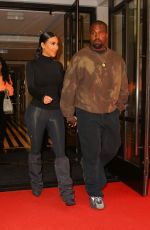 KIM KARDASHIAN and Kanye West Leaves Their Hotel in New York 05/07/2019